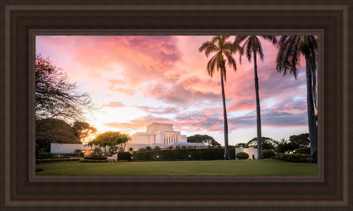 Laie Sunset Panorama