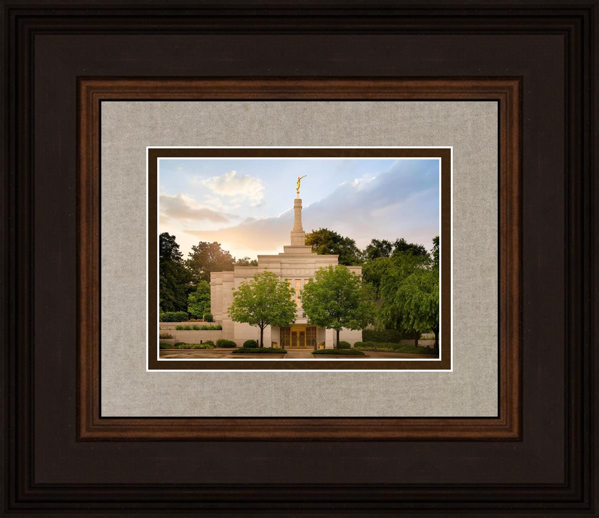 Winter Quarters Temple Rainy Evening