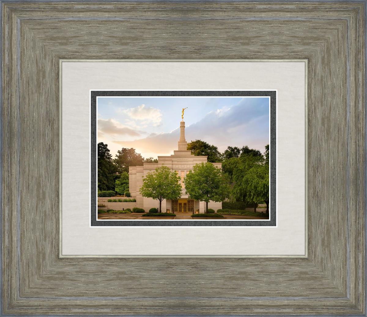 Winter Quarters Temple Rainy Evening