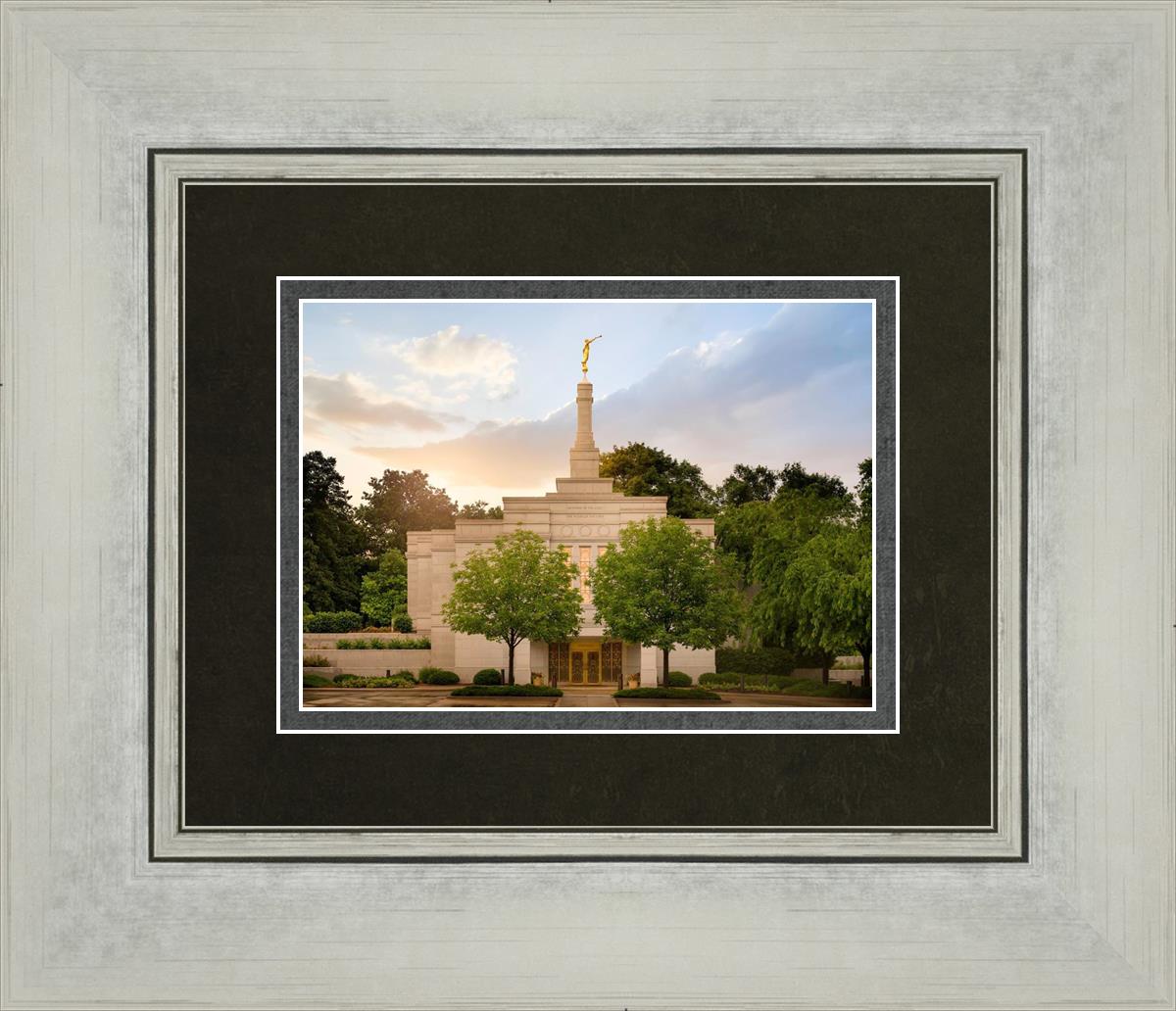 Winter Quarters Temple Rainy Evening