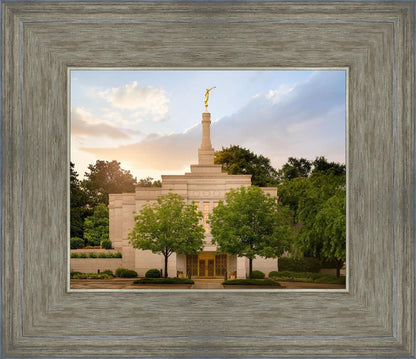 Winter Quarters Temple Rainy Evening