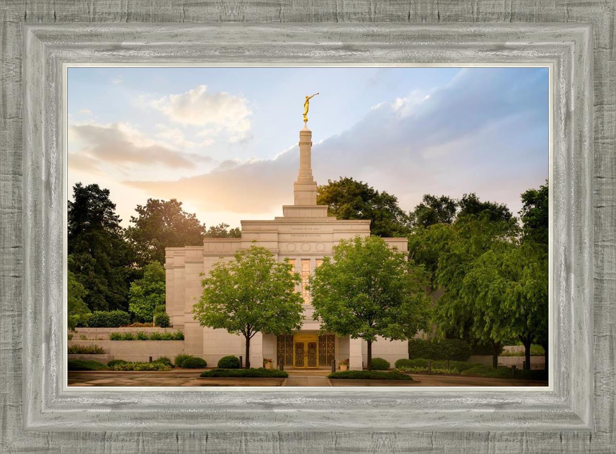 Winter Quarters Temple Rainy Evening