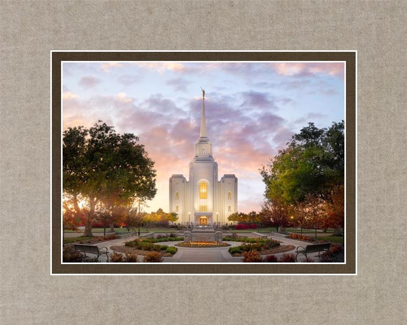 Brigham City Temple Autumn Panorama