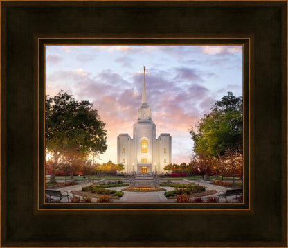 Brigham City Temple Autumn Panorama