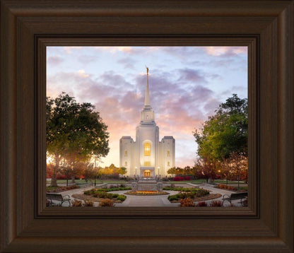 Brigham City Temple Autumn Panorama