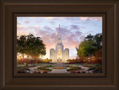 Brigham City Temple Autumn Panorama