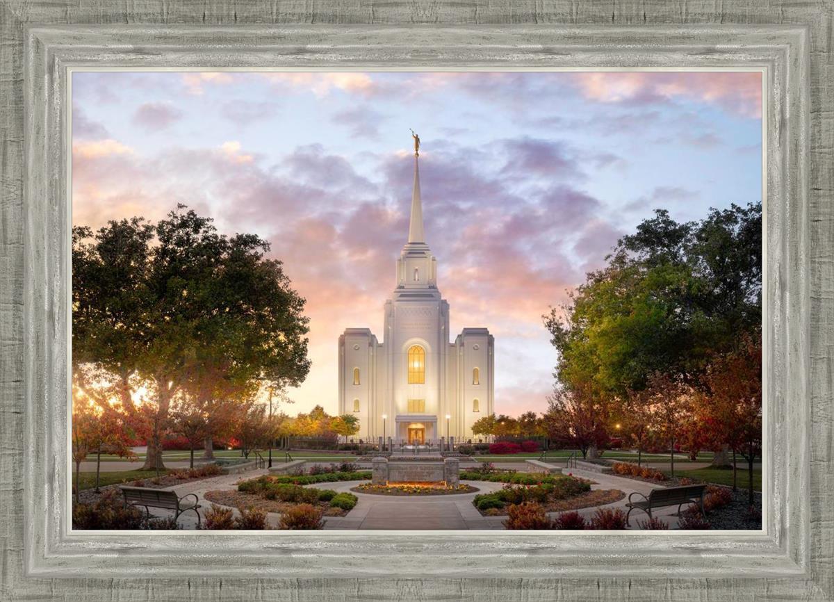 Brigham City Temple Autumn Panorama
