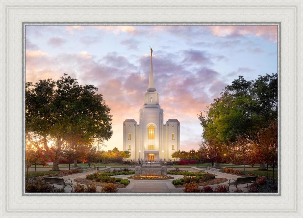 Brigham City Temple Autumn Panorama