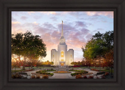 Brigham City Temple Autumn Panorama