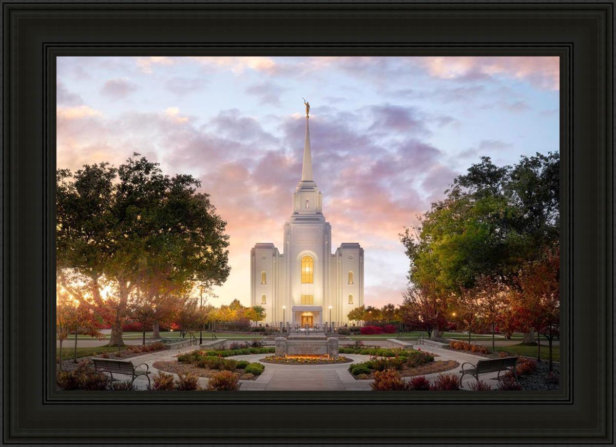 Brigham City Temple Autumn Panorama