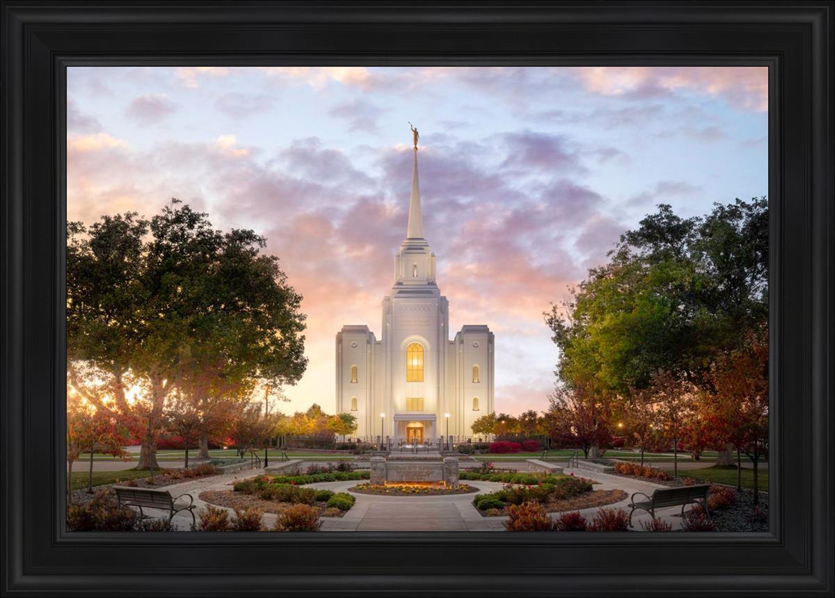Brigham City Temple Autumn Panorama