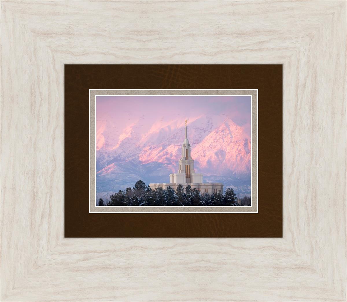 Payson Temple Winter Evening