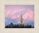 Payson Temple Winter Evening