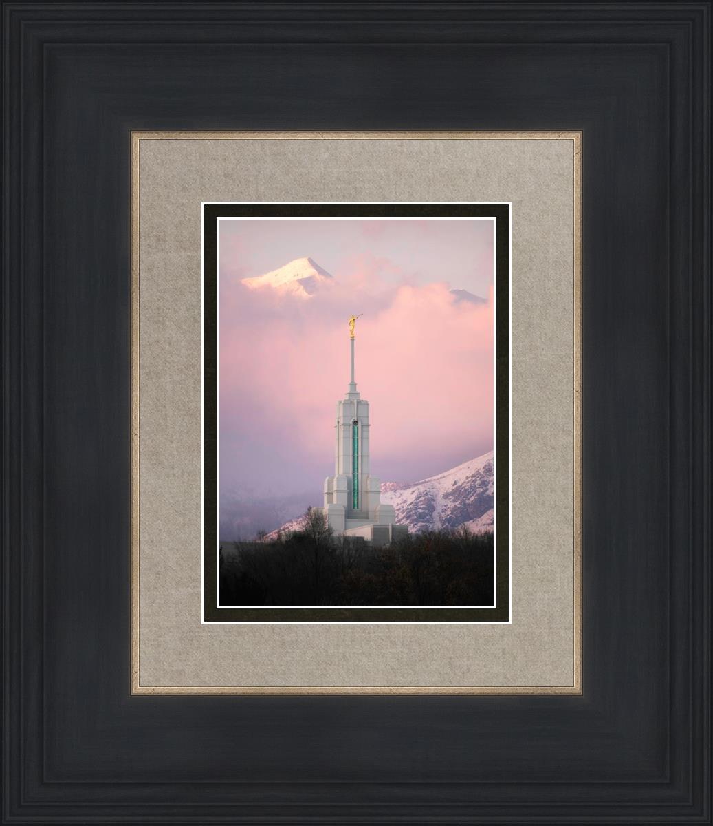 Mount Timpanogos Temple Winter Peaks