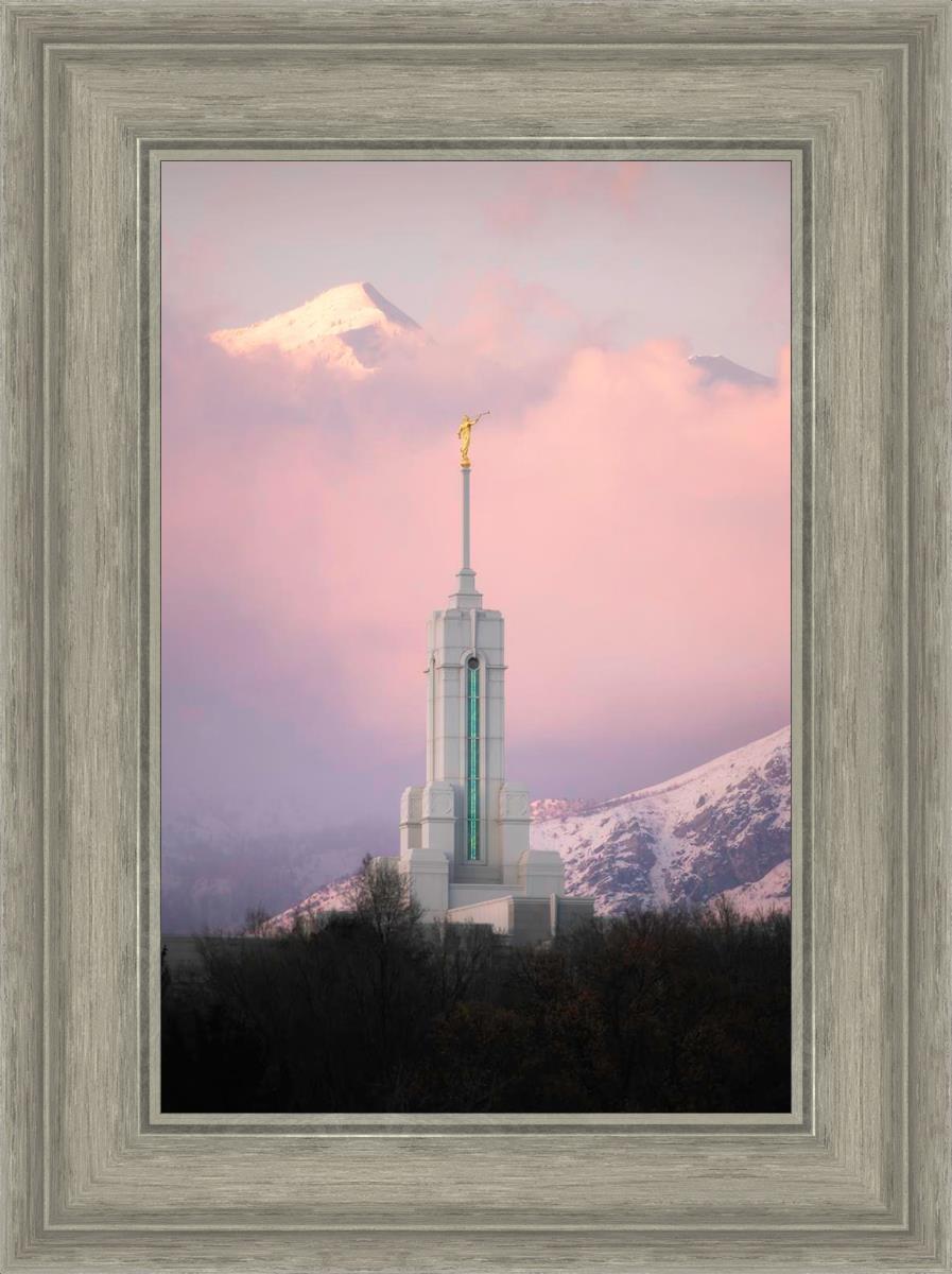 Mount Timpanogos Temple Winter Peaks