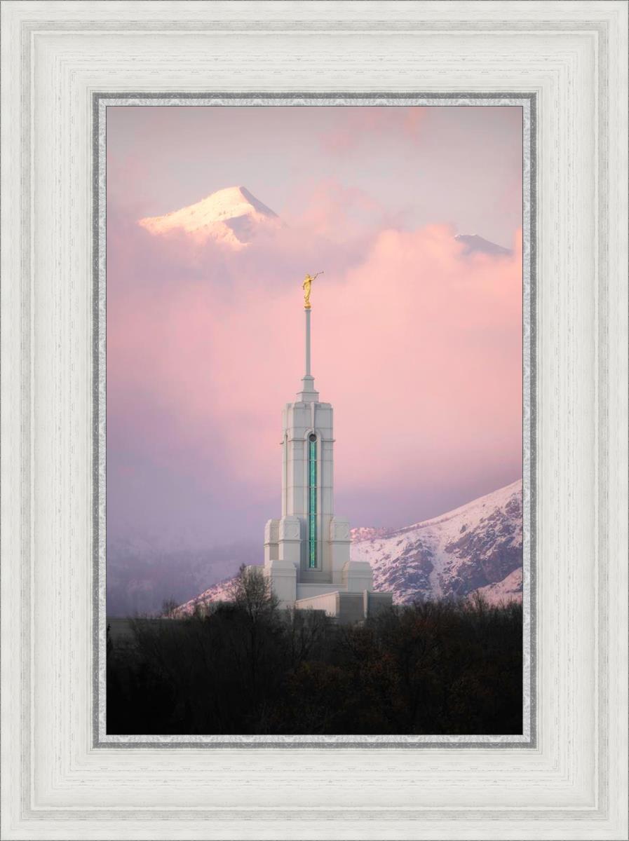Mount Timpanogos Temple Winter Peaks