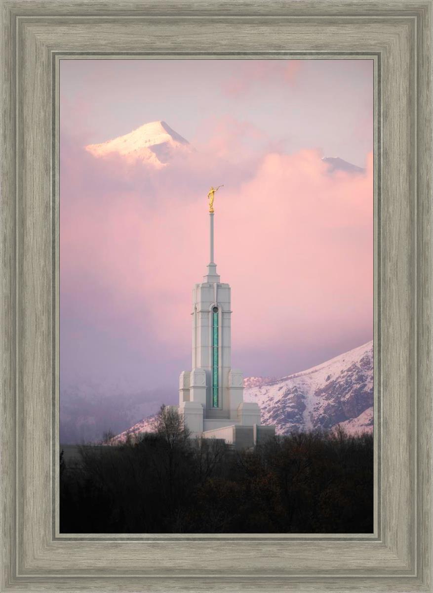 Mount Timpanogos Temple Winter Peaks