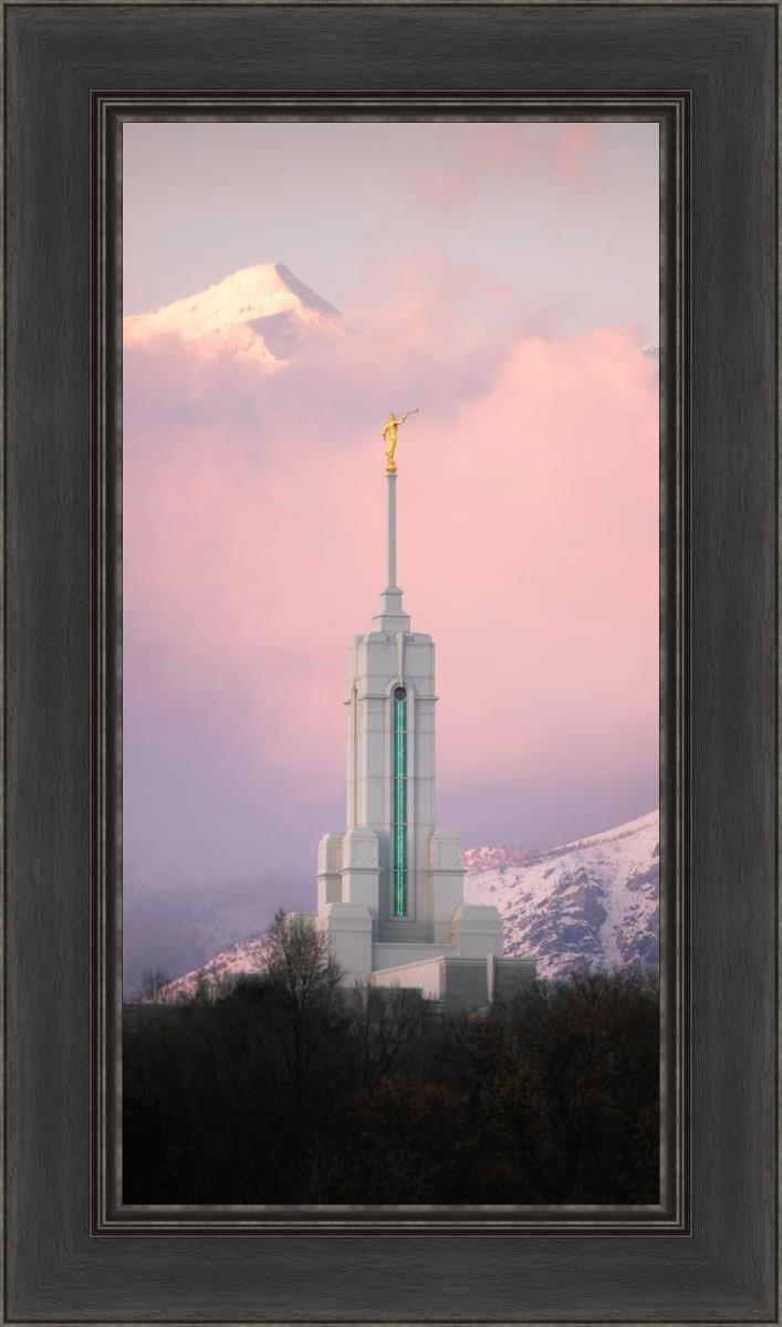 Mount Timpanogos Temple Winter Peaks