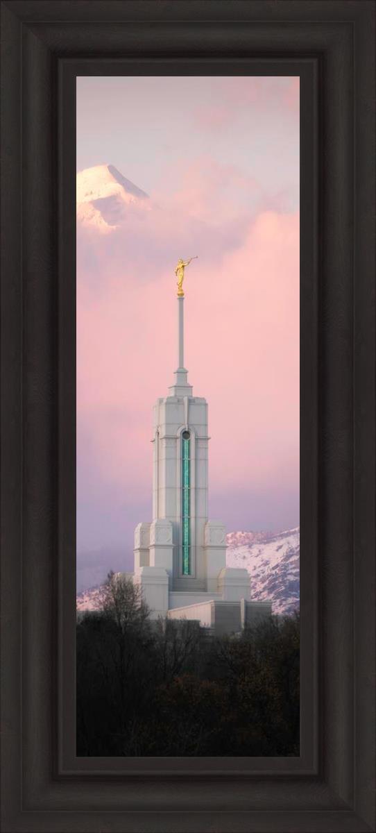 Mount Timpanogos Temple Winter Peaks