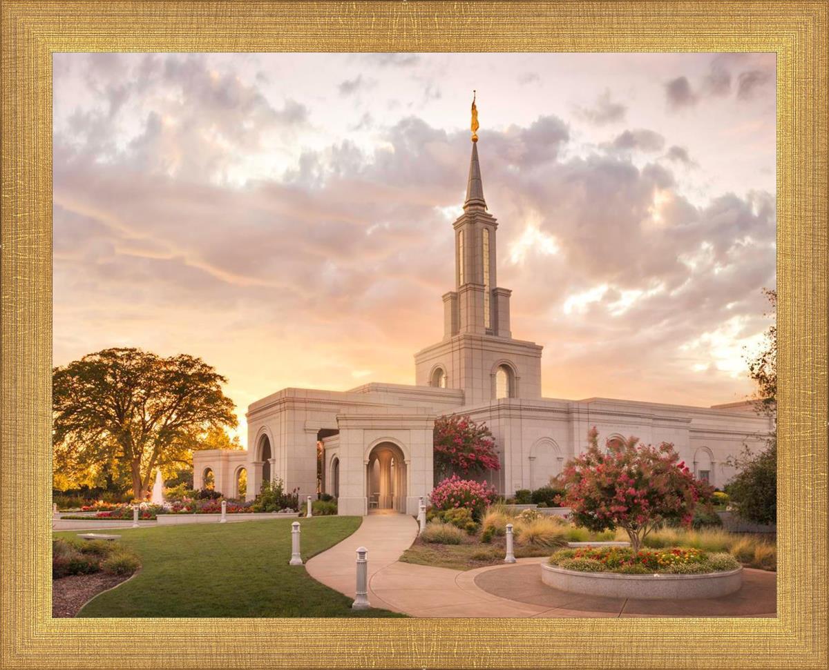 Sacramento Temple Sunset Panorama