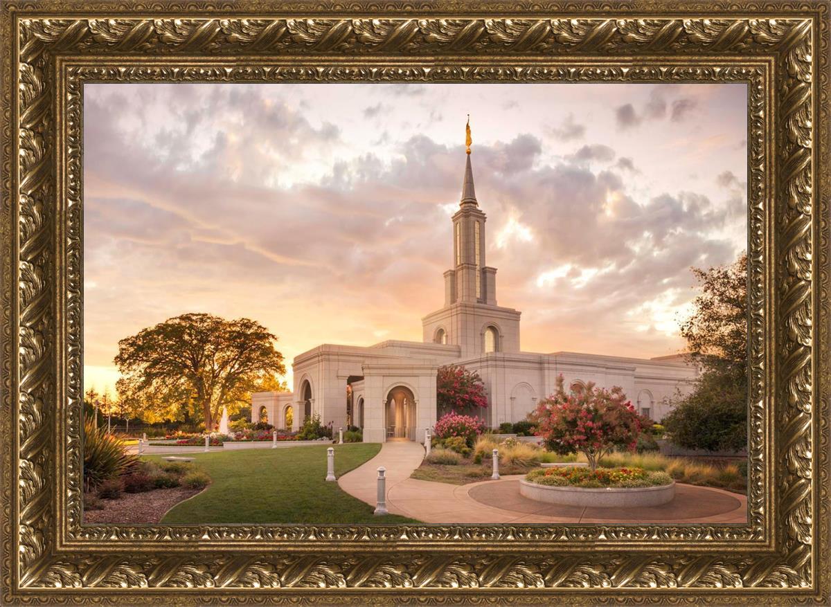Sacramento Temple Sunset Panorama