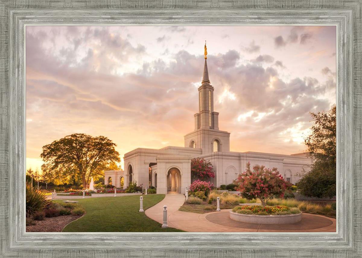 Sacramento Temple Sunset Panorama