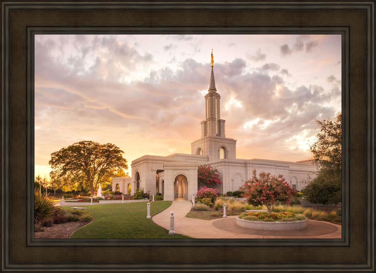 Sacramento Temple Sunset Panorama