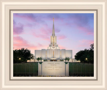 Jordan River Temple Eventide