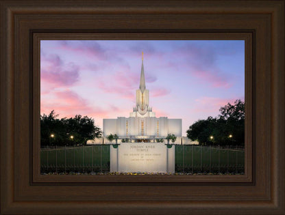 Jordan River Temple Eventide