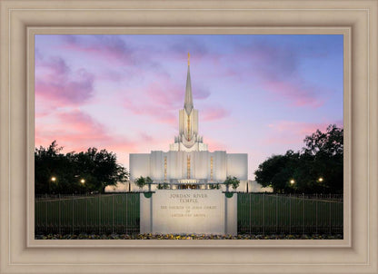 Jordan River Temple Eventide