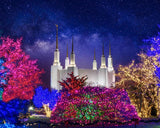 Washington DC Temple Christmas Lights