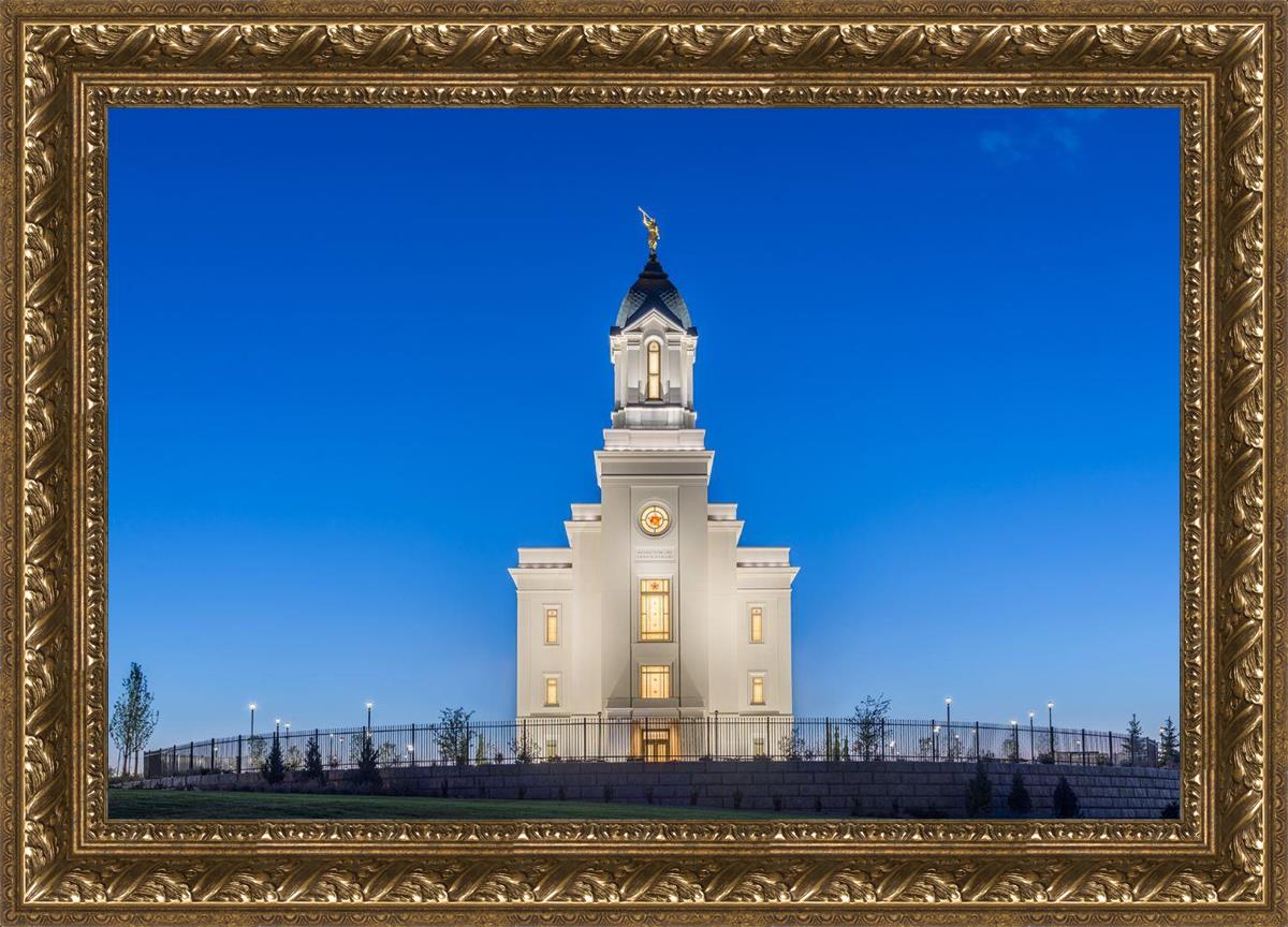 Cedar City Temple Blue Hour