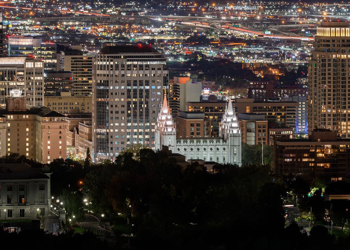 Salt Lake Temple City View