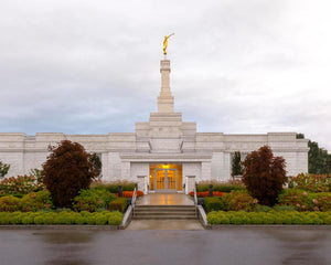 Detroit Temple After The Storm