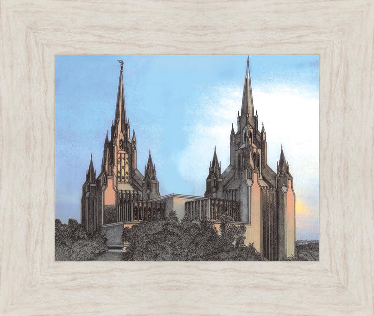 San Diego California Temple - Sunset