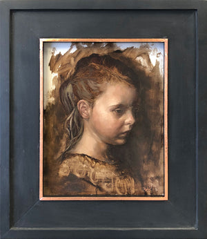 Childhood Reflections Oil on Board Original Artwork