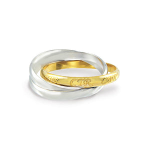 CTR Roll Two Tone ring - Stainless steel