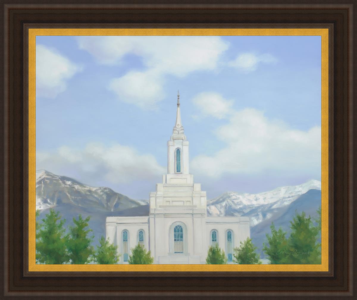 Mountain of The Lord Orem Utah Large Wall Art