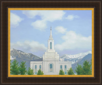 Mountain of The Lord Orem Utah Large Wall Art