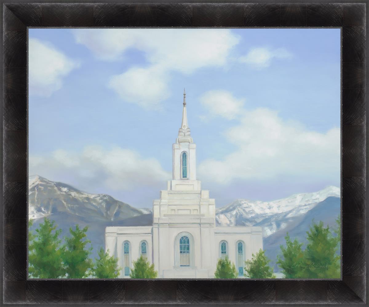 Mountain of The Lord Orem Utah Large Wall Art