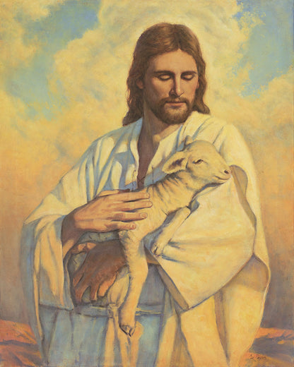 In His Arms  24 1/2 X 30 Original Artwork