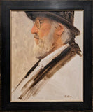 Man with Hat Original Artwork