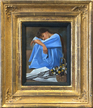 Girl in Blue Original Artwork