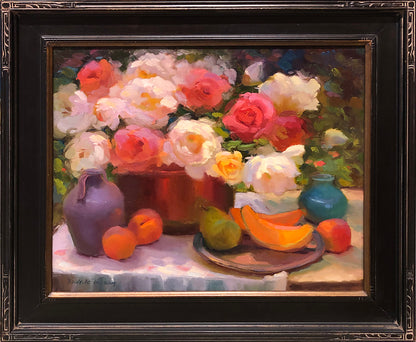 Abundance and Gratitude Oil on Canvas Original Artwork