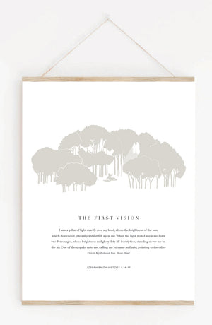 The First Vision Hanging Print