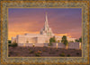 Phoenix Temple Sunset