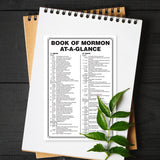 Book of Mormon At A Glance Chart