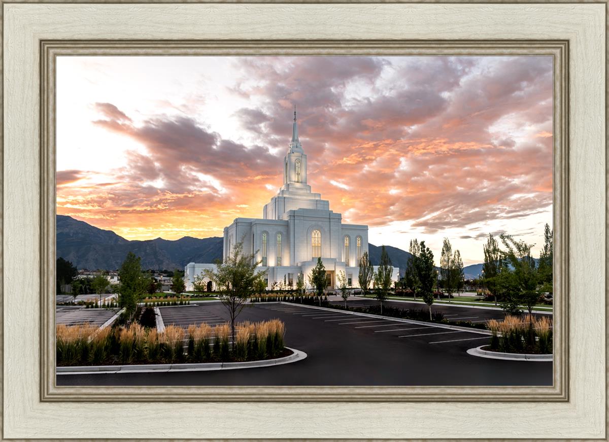 Orem Utah Fiery Sky Sunrise