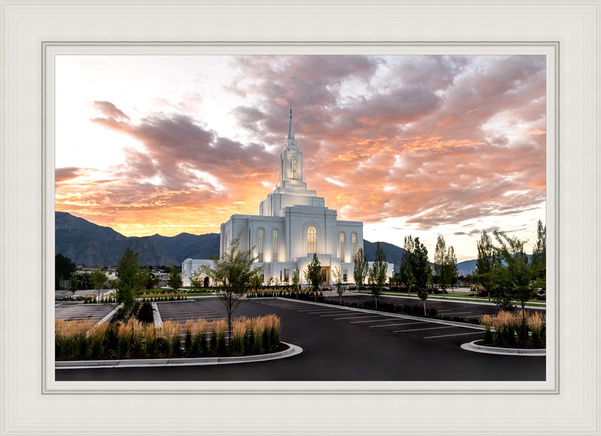Orem Utah Fiery Sky Sunrise