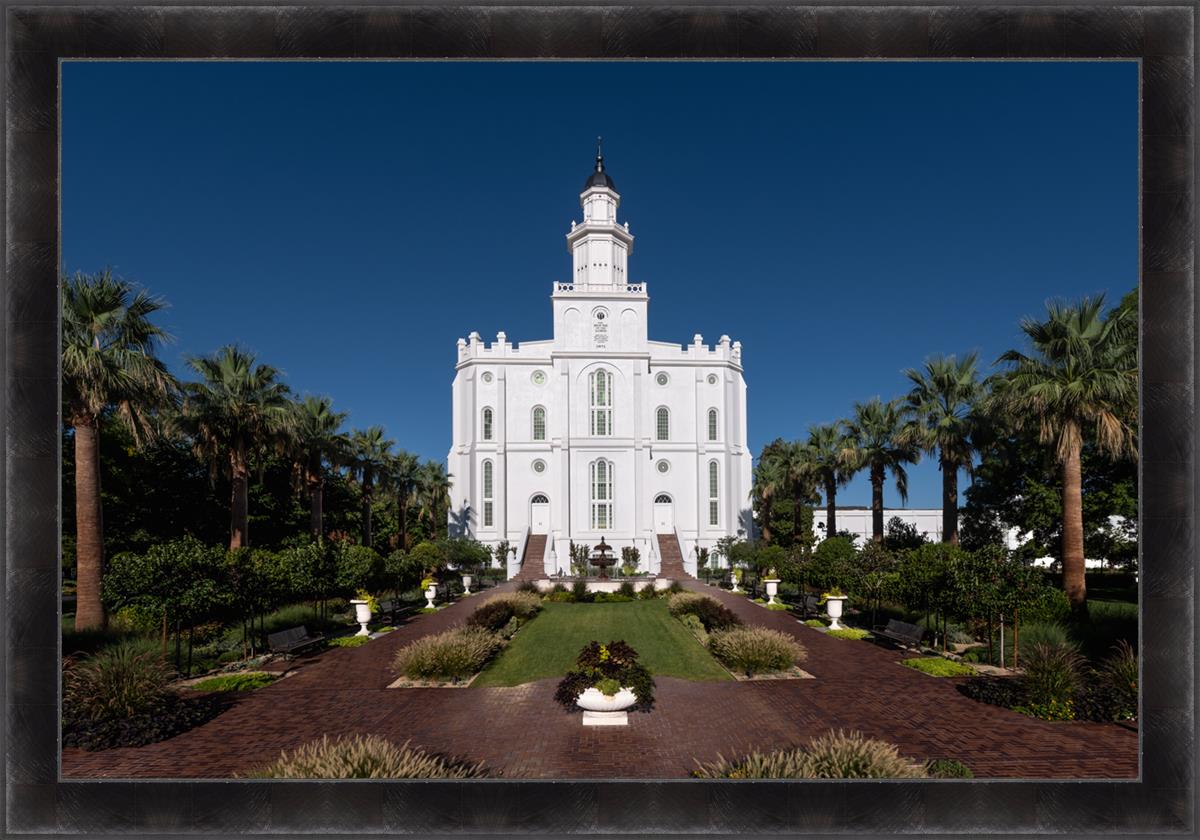 St. George Utah Nothing But Blue Skies Large Wall Art